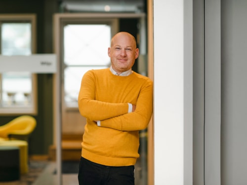Half body portrait of employee Anders Palmgren