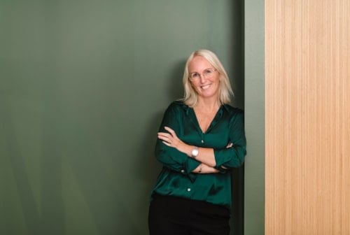 Half body portrait of employee Maria Gullberg