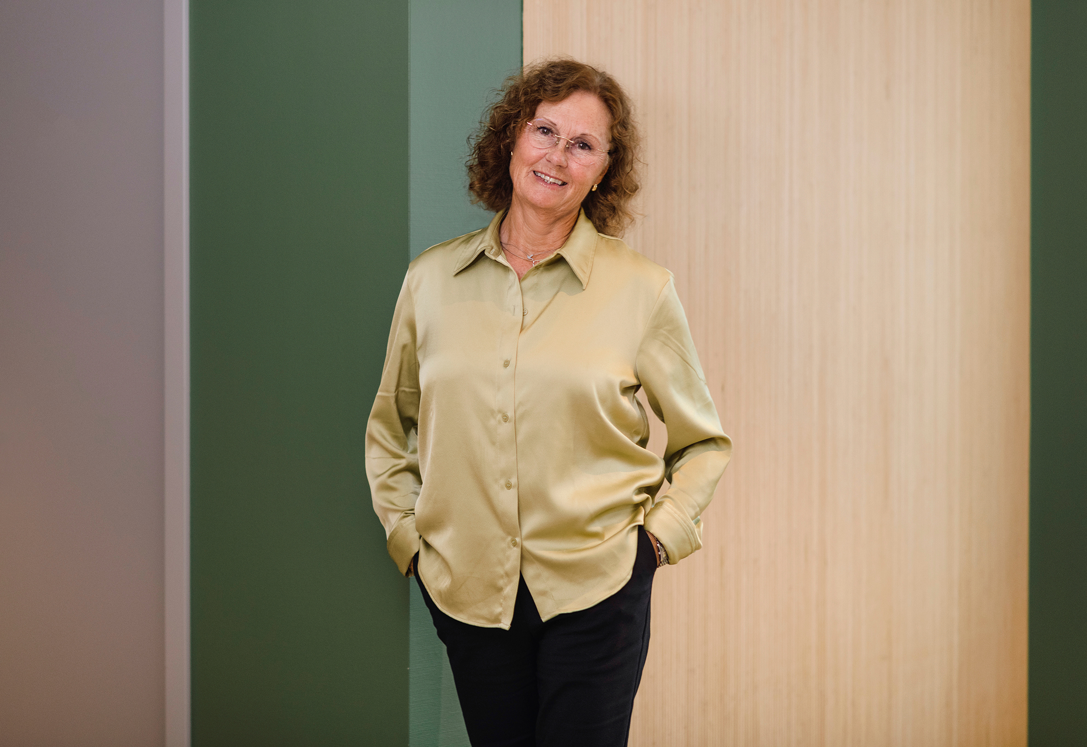 Half body portrait of employee Yvonne Lundqvist